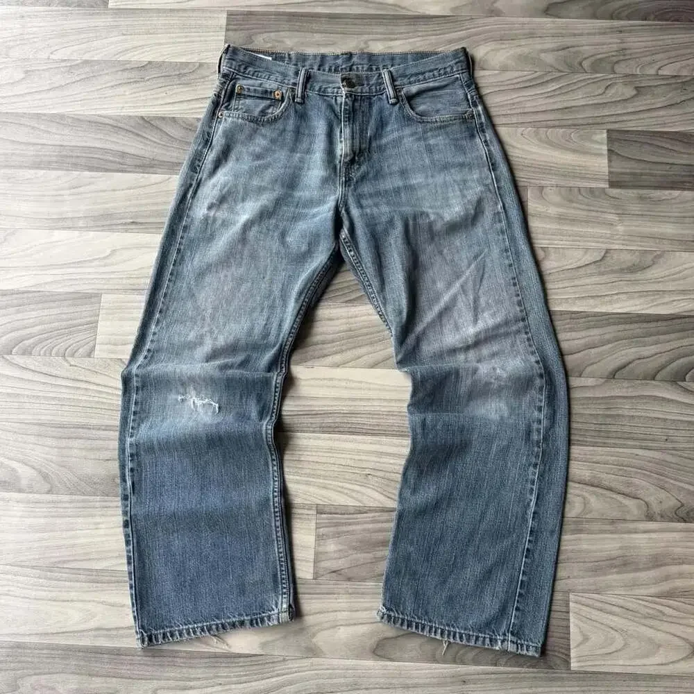 Levi's 559 Relaxed Straight Jeans W30 L30 Blue Denim Y2K
